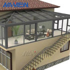 Sviluppi un'aggiunta moderna di estensione del Sunroom del Sunroom del tetto di timpano allegata alla Camera fornitore