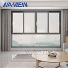 Finestra di alluminio lustrata di vetro di impatto di uragano della struttura del metallo di Guangdong NAVIEW doppia fornitore