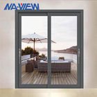 Portello scorrevole di vetro interno di nuovo profilo di alluminio francese di progettazione di Guangdong NAVIEW grande fornitore