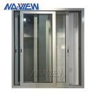 Finestra di scivolamento di alluminio di vetro bassa-e della rottura termica residenziale di prezzi di Guangdong NAVIEW con lo schermo fornitore