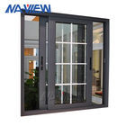Il doppio di offerta speciale di Guangdong NAVIEW ha lustrato la finestra di scivolamento della lega di alluminio di Windows fornitore