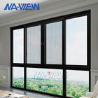 Verticale di alluminio del nero di Guangdong NAVIEW che fa scorrere doppio Hung Window fornitore