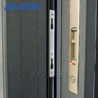 Verticale stile americano di Guangdong NAVIEW che fa scorrere singolo e doppio Hung Windows termico nero di alluminio della rottura fornitore