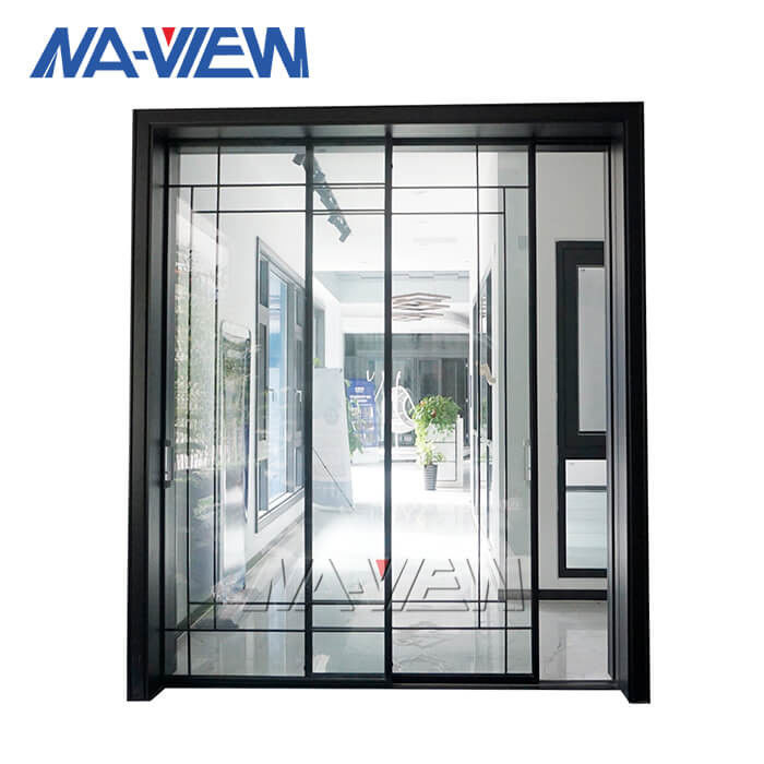 Porta di vetro di scivolamento Frameless del pannello di dimensione della struttura esile grande per la Camera fornitore