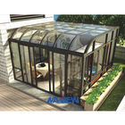 Sunroom curvo del tetto curvo vetro del Eave con il singolo vetro temperato del tetto fornitore