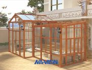 Estensioni di vetro del Sunroom del solarium e del conservatorio del Sunroom del tetto di timpano della lega di alluminio fornitore