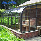 Sunroom di vetro di alluminio prefabbricato dell'interno di recinzione del patio di 4 stagioni fornitore