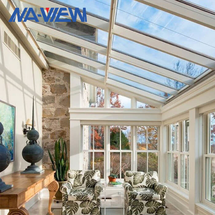 4 stagioni scelgono il Sunroom del tetto del pendio tutta l'aggiunta di vetro di recinzioni del Sunroom fornitore