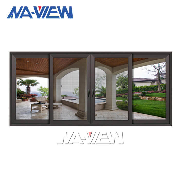Profilo di alluminio economico di Guangdong NAVIEW che fa scorrere doppio scorrevole lustrato Windows fornitore